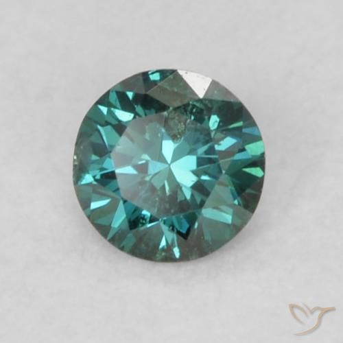 Diamante Verde naturale da 0.08 ct, Rotondo, VS