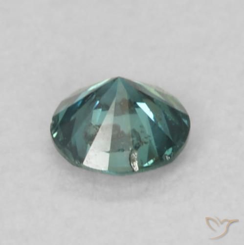 Diamante Verde naturale da 0.08 ct, Rotondo, VS