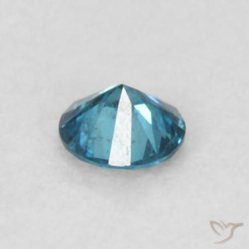 Diamante Blu naturale da 0.06 ct, Rotondo, VS
