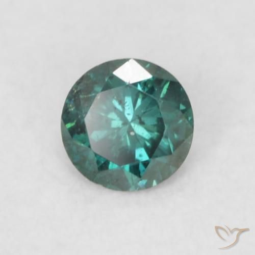 Diamante Verde naturale da 0.07 ct, Rotondo, VS