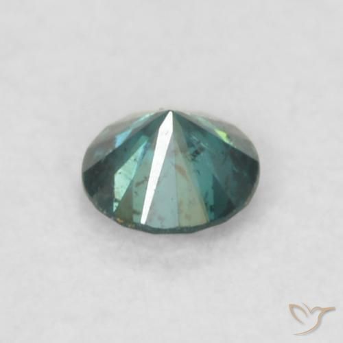 Diamante Verde naturale da 0.07 ct, Rotondo, VS