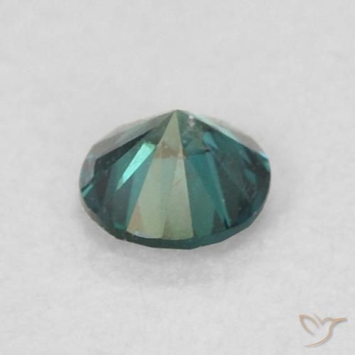 Diamante Verde naturale da 0.08 ct, Rotondo, VS