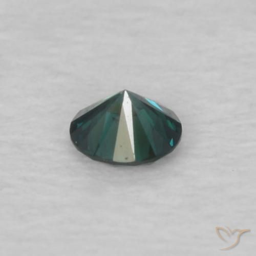 Diamante Verde naturale da 0.03 ct, Rotondo, VVS