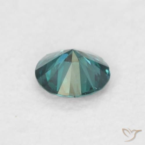 Diamante Verde naturale da 0.06 ct, Rotondo, VVS-VS