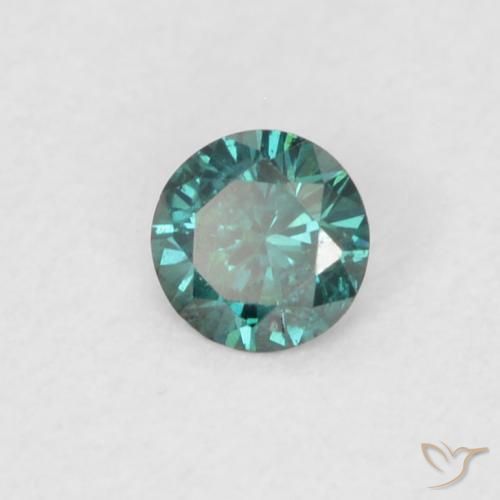 Diamante Verde naturale da 0.07 ct, Rotondo, VS