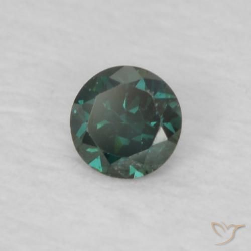 Diamante Verde naturale da 0.05 ct, Rotondo, VVS