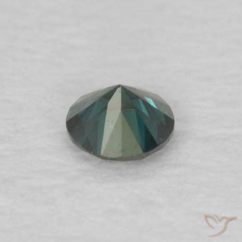 Diamante Verde naturale da 0.05 ct, Rotondo, VVS