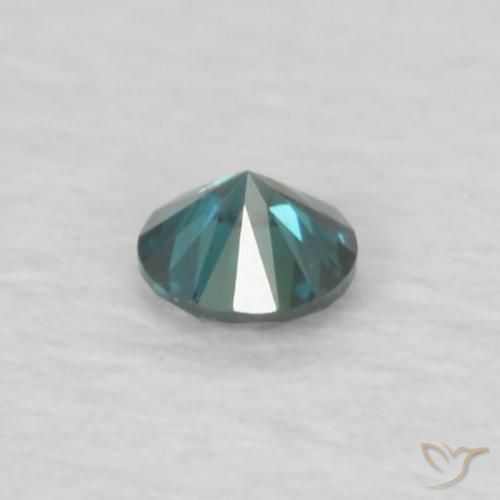 Diamante Verde naturale da 0.04 ct, Rotondo, VVS