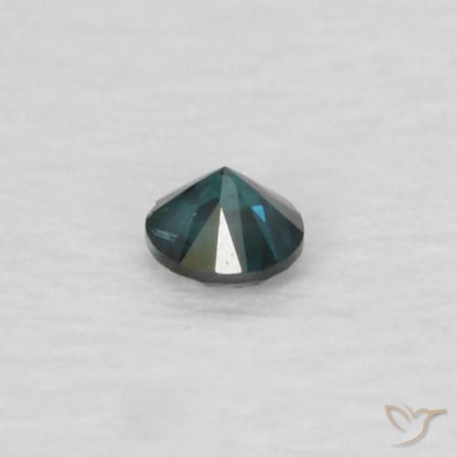 Diamante Verde naturale da 0.03 ct, Rotondo, VVS-VS