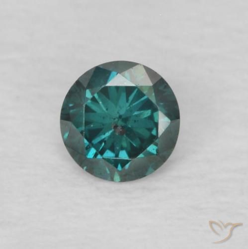 Diamante Verde naturale da 0.11 ct, Rotondo, VS