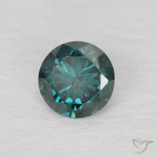 Diamante Verde naturale da 0.11 ct, Rotondo, VS