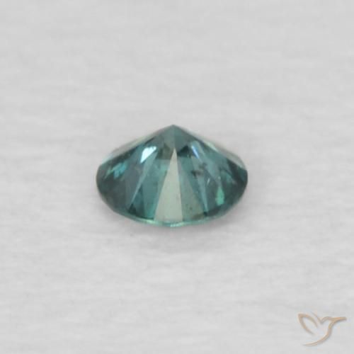 Diamante Verde naturale da 0.03 ct, Rotondo, VS