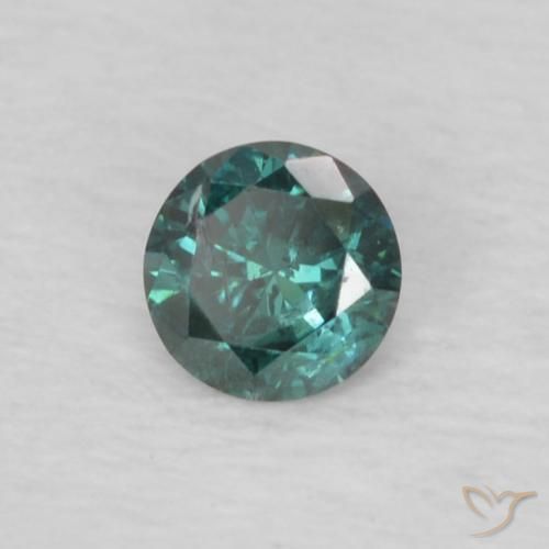 Diamante Verde naturale da 0.09 ct, Rotondo, VS
