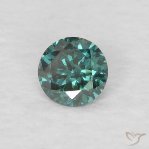 Diamante Verde naturale da 0.05 ct, Rotondo, VS