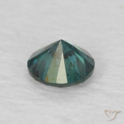 Diamante Verde naturale da 0.08 ct, Rotondo, VS