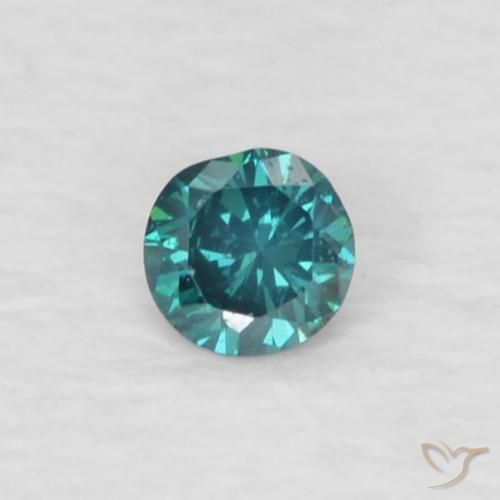0.04ct Naturale Verde Diamante, Rotondo, VS