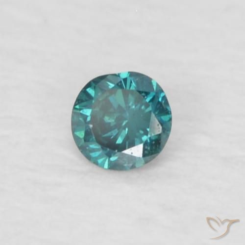 Diamante Verde naturale da 0.04 ct, Rotondo, VS