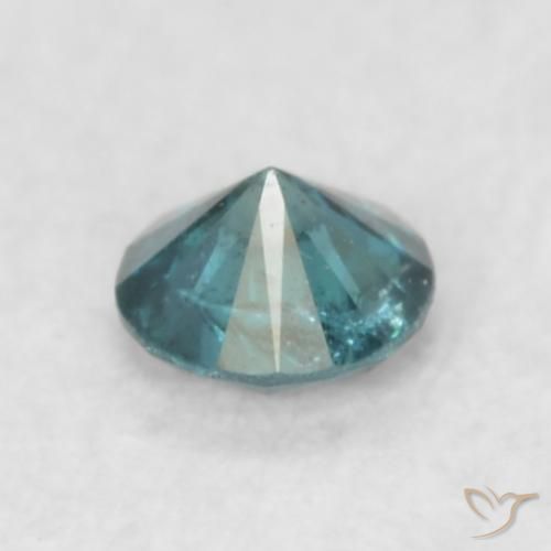 Diamante Blu naturale da 0.06 ct, Rotondo, SI