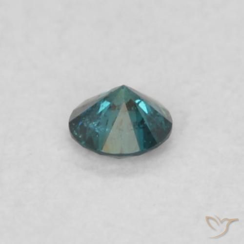 Diamante Blu naturale da 0.02 ct, Rotondo, VS