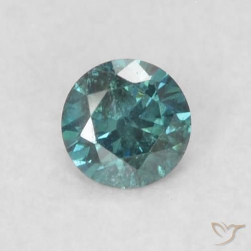 Diamante Blu naturale da 0.02 ct, Rotondo, VS