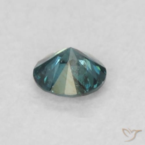 Diamante Blu naturale da 0.02 ct, Rotondo, VS