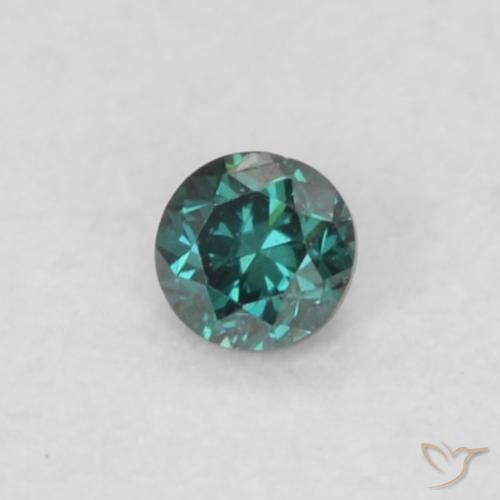 Diamante Verde naturale da 0.02 ct, Rotondo, VS