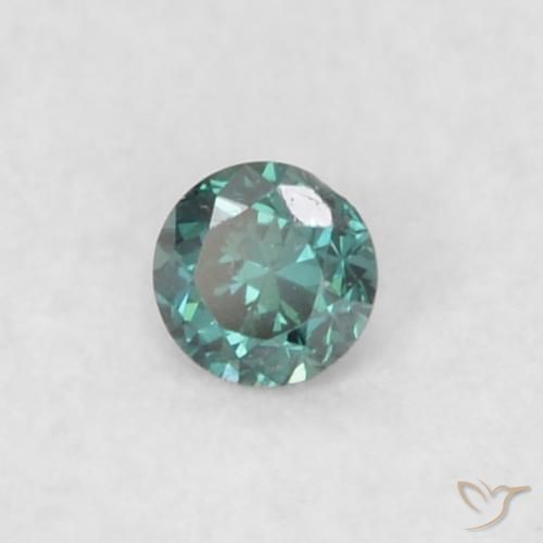 Diamante Verde naturale da 0.02 ct, Rotondo, VS