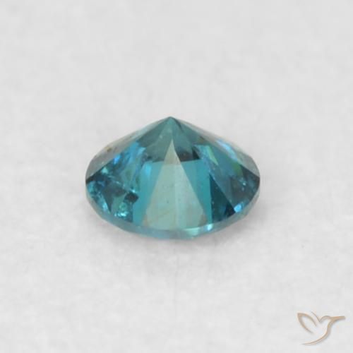 Diamante Blu naturale da 0.05 ct, Rotondo, VS