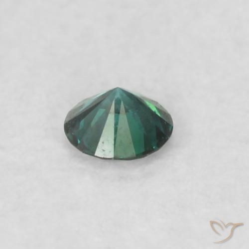 Diamante Verde naturale da 0.03 ct, Rotondo, VVS-VS