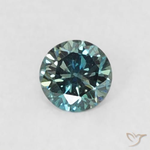 0.04ct Naturale Verde Diamante, Rotondo, VVS-VS