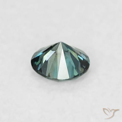 Diamante Verde naturale da 0.04 ct, Rotondo, VVS-VS