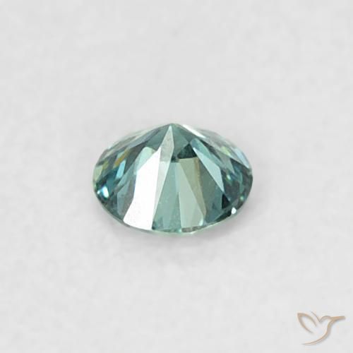 Diamante Verde naturale da 0.06 ct, Rotondo, VVS-VS