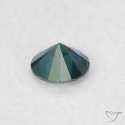 Diamante Blu naturale da 0.04 ct, Rotondo, VVS-VS