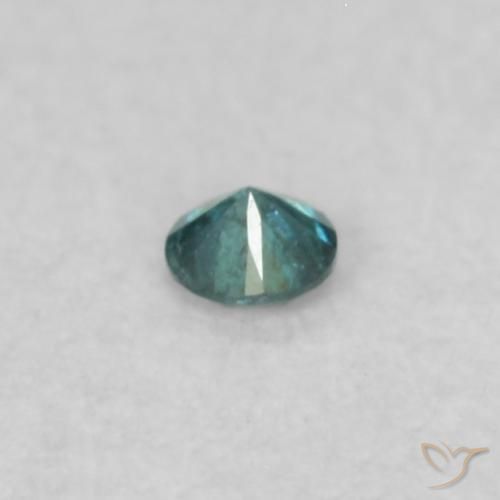 Diamante Blu naturale da 0.02 ct, Rotondo, SI