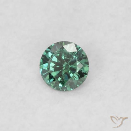 Diamante Verde naturale da 0.02 ct, Rotondo, VS