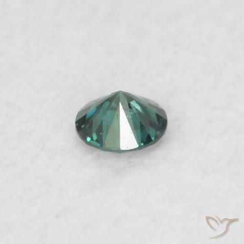 Diamante Verde naturale da 0.02 ct, Rotondo, VS