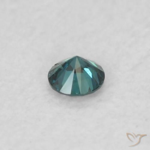 Diamante Blu naturale da 0.02 ct, Rotondo, VS