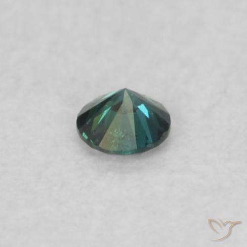 Diamante Verde naturale da 0.02 ct, Rotondo, VS-SI
