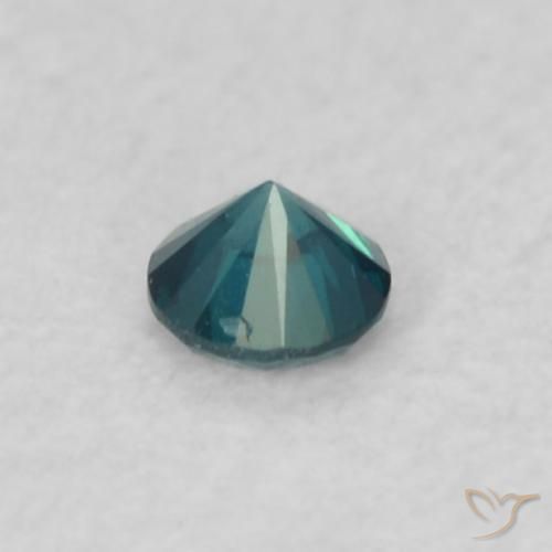 Diamante Blu naturale da 0.04 ct, Rotondo, VS