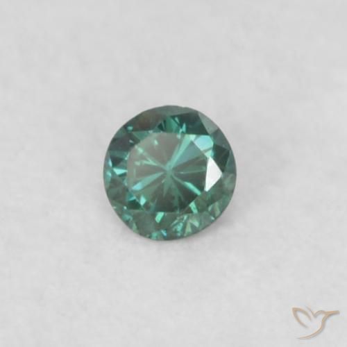 Diamante Verde naturale da 0.02 ct, Rotondo, VS