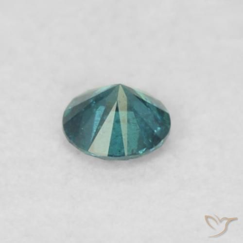 Diamante Blu naturale da 0.03 ct, Rotondo, VS