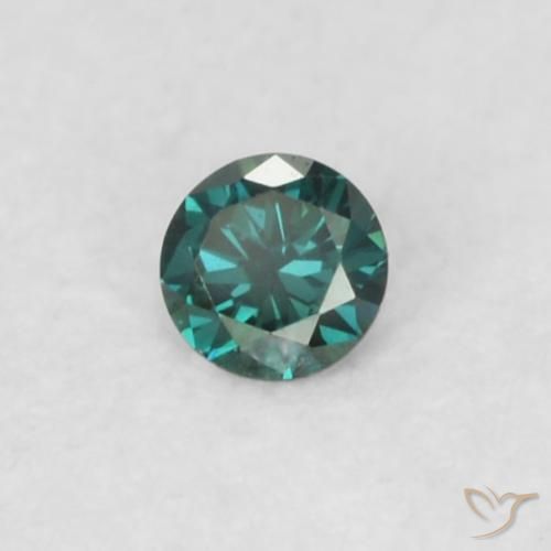 Diamante Verde naturale da 0.02 ct, Rotondo, VS