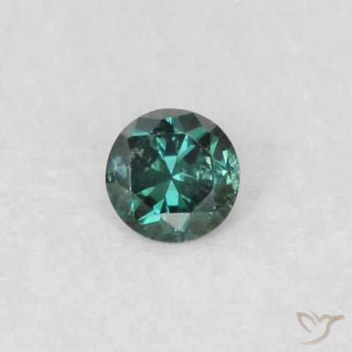 0.02ct Naturale Verde Diamante, Rotondo, VS