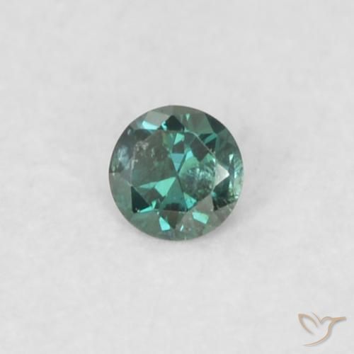 Diamante Verde naturale da 0.02 ct, Rotondo, VS