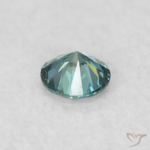 Diamante Blu naturale da 0.03 ct, Rotondo, VS