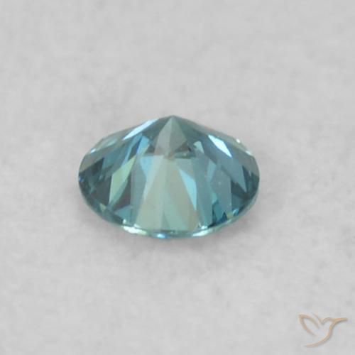 Diamante Blu naturale da 0.05 ct, Rotondo, VS
