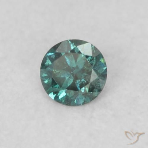 Diamante Verde naturale da 0.04 ct, Rotondo, VS