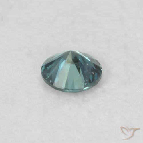 Diamante Blu naturale da 0.03 ct, Rotondo, VS