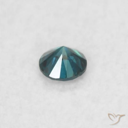Diamante Blu naturale da 0.02 ct, Rotondo, VS