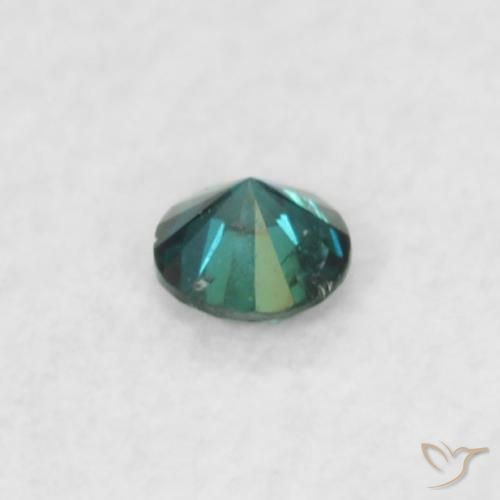Diamante Verde naturale da 0.03 ct, Rotondo, VS